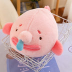 Cute Blobfish Plush Pillow – Soft “Sad Fish” Stuffed Toy for Kids & Adults (30–60 cm)