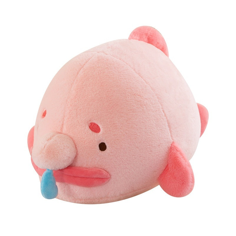 Cute Blobfish Plush Pillow – Soft “Sad Fish” Stuffed Toy for Kids & Adults (30–60 cm)