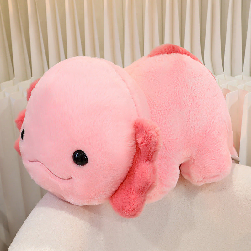 Super Cute Axolotl Plush Toy — Soft Pink Kawaii Stuffed Animal (Large 45–60 cm)