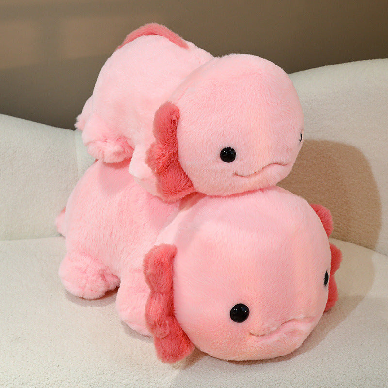 Super Cute Axolotl Plush Toy — Soft Pink Kawaii Stuffed Animal (Large 45–60 cm)